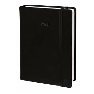 Agenda settimanale Ministro Prestige 2025 - 16 x 24 cm - silk nero - Quo Vadis