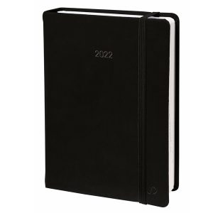 Agenda settimanale Affari Prestige ML 2025 - 10 x 15 cm - silk nero - Quo Vadis