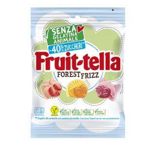 Caramella gommosa Forest Frizz - senza gelatina animale - 130 gr - Fruit-Tella