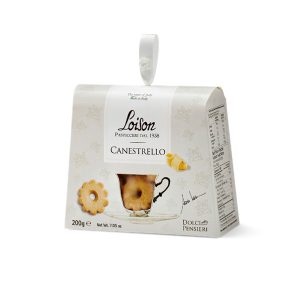 Biscotti al burro Canestrello - in astuccio - 200 gr - Loison