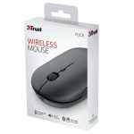 Mouse Puck - ultrasottile - wireless - ricaricabile - nero - Trust