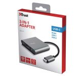 Adattatore USB-C - multiporta 3-in-1 Dalyx - Trust