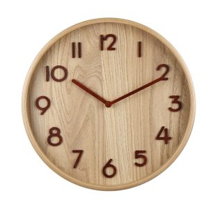 Orologio da parete Wood - diametro 32 cm - legno - Methodo