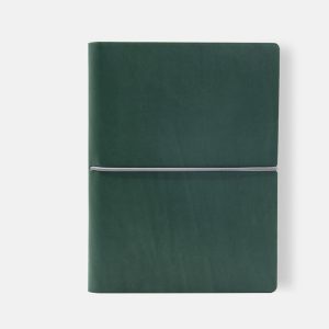 Taccuino Evo Ciak - 9 x 13 cm - fogli bianchi - copertina verde - In Tempo