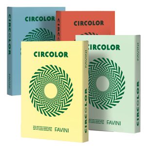 Carta Circolor - A4 - 80 gr - verde - Favini - conf. 500 fogli