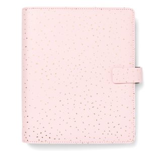 Organiser Confetti - f.to A5 - 233 x 217 x 46 mm - con cinturino - rosa - Filofax