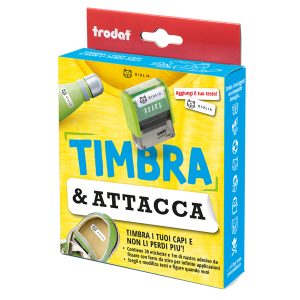 Kit TimbraAttacca - per stampa su tessuti/etichette - Trodat