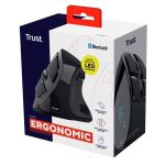 Mouse wireless ergonomico Voxx - ricaricabile - nero - Trust