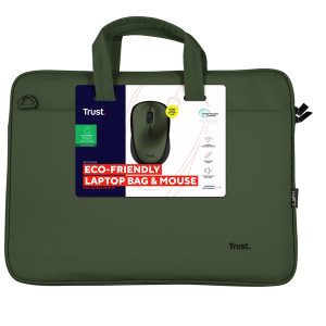 Borsa per laptop Bologna - con mouse - 16 '' - verde - Trust