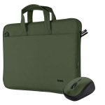 Borsa per laptop Bologna - con mouse - 16 '' - verde - Trust