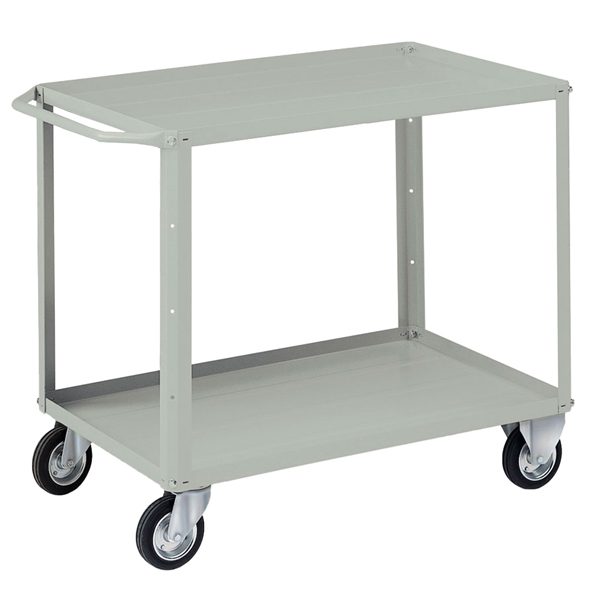 Carrello da lavoro - 2 vasche da 93 x 600 cm - 104 x 60 x 86,5 cm - grigio - Tecnotelai