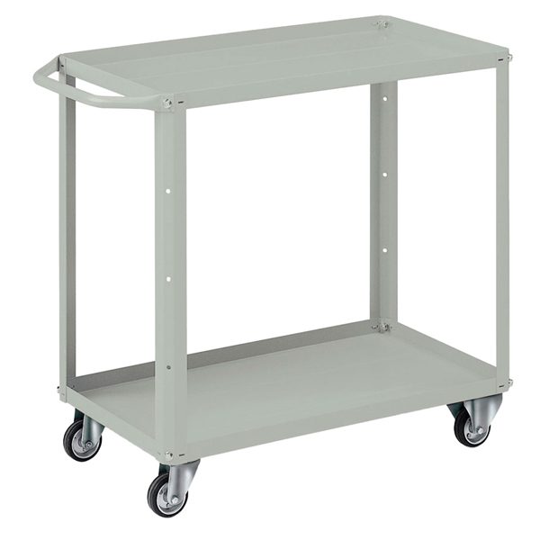 Carrello da lavoro - 3 vasche da 80 x 45 cm - 91 x 45 x 81 cm - grigio - Tecnotelai