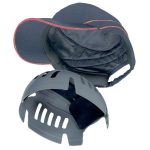 Caschetto antiurto AirColtan COLTAAINOLG - tipo baseball - taglia unica - nero/rosso - Deltaplus