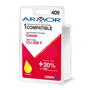 Armor - Cartuccia ink Compatibile  per Canon - Giallo - CLI-526Y - 10,5ml