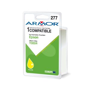 Armor - Cartuccia ink Compatibile  per Epson - Giallo - T080440 - 9,5 ml