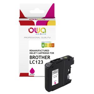 Armor - Cartuccia ink Compatibile  per Brother LC123 - Magenta - K20536OW -10,5ml