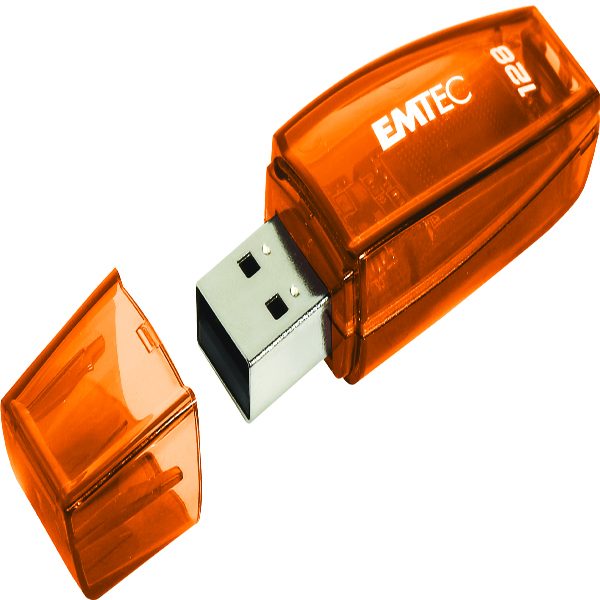 Emtec - Usb 2.0 - C410 - 128 GB - Arancione