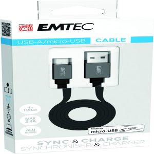 Emtec - Cavo USB-A to Micro-USB T700 - ECCHAT700MB