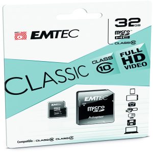 Emtec - Micro SDHC Class 10 Classic - ECMSDM32GHC10CG - 32GB