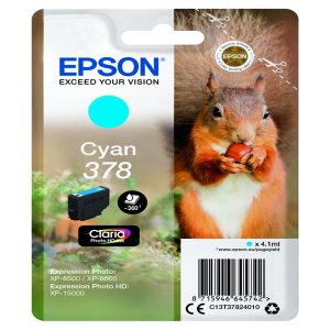 Epson - Cartuccia ink - 378 - Ciano - C13T37824010 - 360 pag