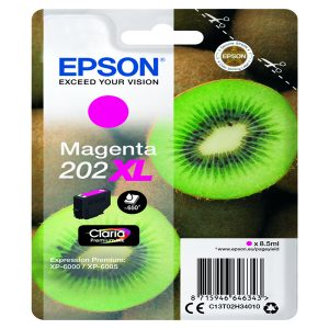 Epson - Cartuccia ink - 202XL - Magenta - C13T02H34010 - 8,5ml