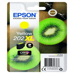 Epson - Cartuccia ink - 202XL - Giallo - C13T02H44010 - 8,5ml