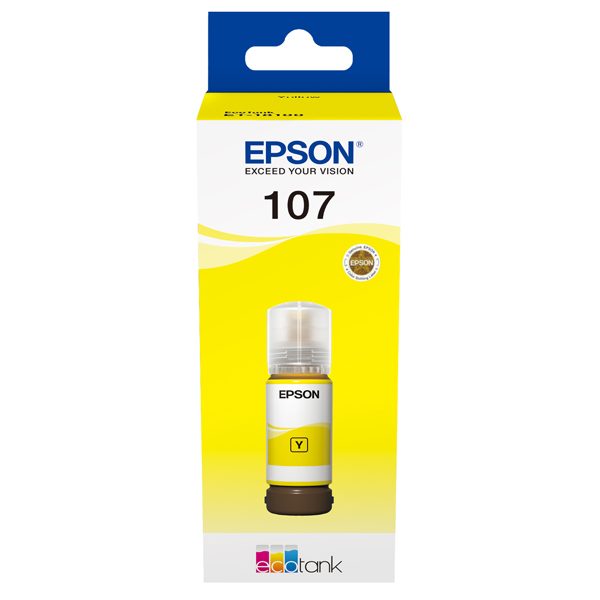 Epson - Cartuccia EcoTank 107 - Giallo - C13T09B440