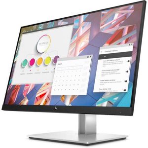 Hp- Monitor E24 G4 - 23.8'' ips FHD - 16:9 - black/silver - 9VF99AT