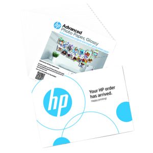 Hp - Carta fotografica - 65 lb, 5 x 5 in. (127 x 127 mm) - 49V50A - 20 fogli