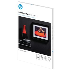 Hp - Confezione da 20 fogli carta originale fotografica HP Premium Plus - semi-lucida - A4/210 - CR673A