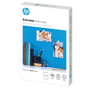 Hp - Confezione da 100 fogli carta originale fotografica HP Everyday - lucida - 10 x 15 cm - CR757A