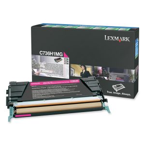 Lexmark - Toner - Magenta - C736H1MG - return program - 10.000 pag