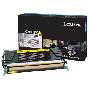 Lexmark - Toner - Giallo - C748H2YG - non return program - 10.000 pag