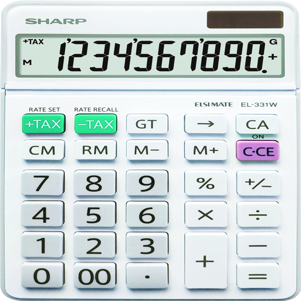 Sharp - Calcolatrice da tavolo - EL331WB - Tecnoffice