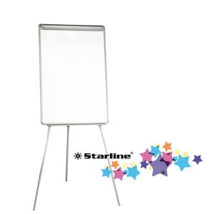 Lavagna portablocco - 70 x 102 cm - bianco - Starline
