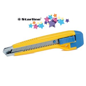 Cutter Premium - con bloccalama - 2 lame incluse - 18 mm - Starline