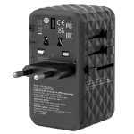 Adattatore da viaggio UTA-06 2x USB-C PD 100W  QC 4+ / 2x USB-A QC 3.0 - Verbatim - 32121