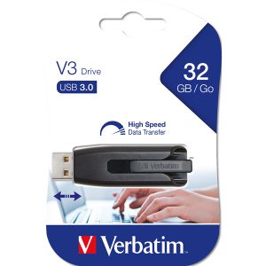 Verbatim - Usb 3.0 Superspeed Store'N'Go V3 Drive - Nero - 49173 - 32GB